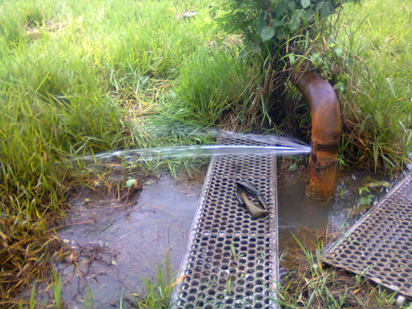 fuga de agua