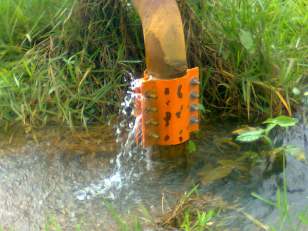 fuga de agua